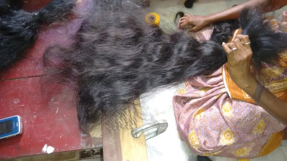 Best Wave Bulk Raw Hair.natural Curly & Wave Bulk Human Hair From India. Only Natural Texture and Natural Color Hair. From India