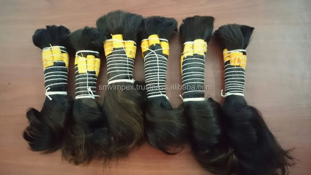 Top Quality Unprocessed Virgin Wholesale Bulk Hair.Indian Remy Human Hair Weaving.Best Quality Remy Raw Hair Weaving